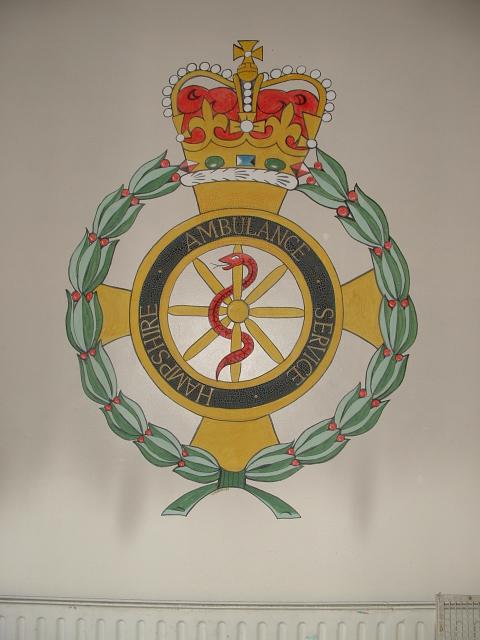 Central Health Clinic, Hampshire Ambulance sign.jpg